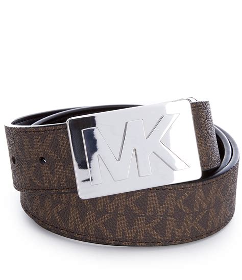 Michael Kors Men's Leather Signature Belt 